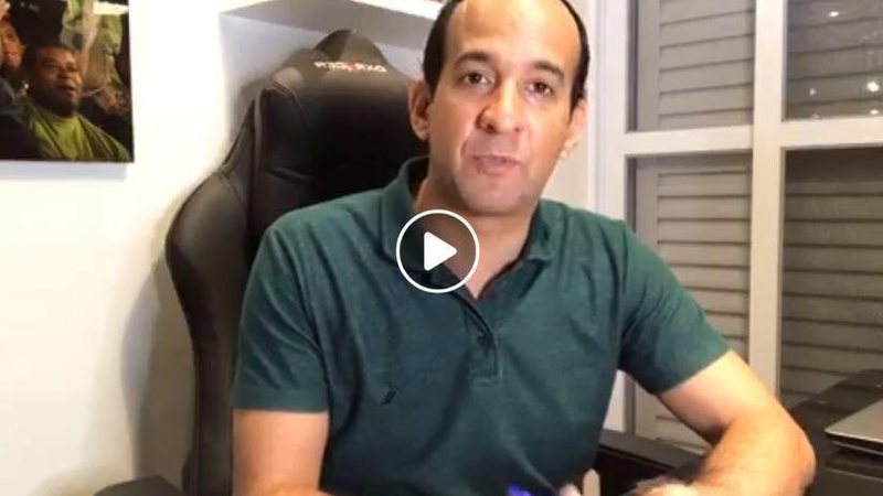Prefeito Paulo Alexandre Barbosa em live no Facebook - Reprodução/Facebook