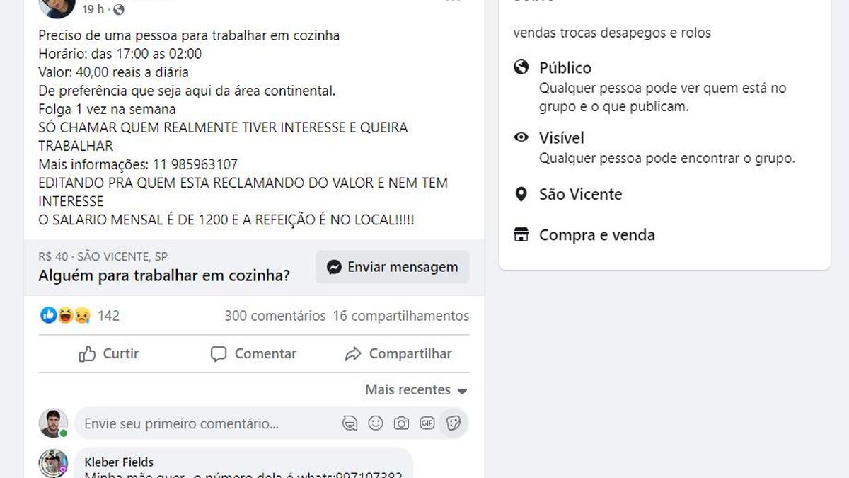 Vô Vicente no LinkedIn: Oportunidade para quem quer trabalhar no