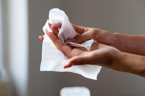 Papel toalha lacrado e esterilizado - istock