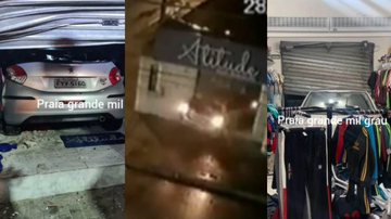 Casal alcoolizado tentou furtar estabelecimento de madrugada mas foi pego pela PM  Casal alcoolizado tentou furtar estabelecimento de madrugada mas foram pegos pela PM - Praia Grande Mil Grau
