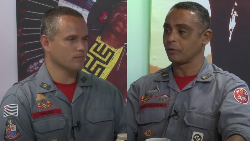 Imagem Entrevista com Major PM Valdizar e 1°Ten. PM Amorim