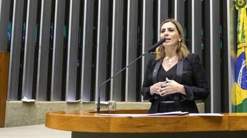 A deputada pediu para que o benefício seja estendido até 31 de dezembro de 2030 Rosana Valle tem aprovado projeto que garante competitividade aos portos do Brasil Deputada federal, Rosana Valle - Divulgação