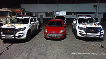 Polícia prende quadrilha por furto em agências bancárias de Guarujá e São Vicente - Foto: Divulgação 1º BPRv