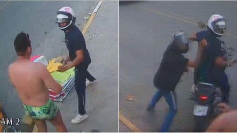 Após roubar e assassinar turista, suspeitos são identificados em Guarujá - Imagens: Divulgação Polícia Civil