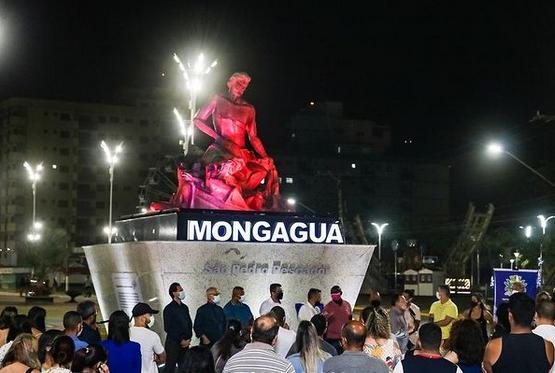 A entrega contou com a presença de vereadores, diretores municipais, do vice-prefeito Rafael Redó e de munícipes da região Prefeito de Mongaguá inaugura 'tão esperado' Monumento de São Pedro Pescador de Almas restaurado Monumento de São Pedro Pescador de A - Divulgado