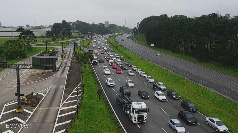 Rodovia dos Imigrantes altura do km 28 Imigrantes Imagem aérea da rodovia dos Imigrantes altura do km 28 - Ecovias