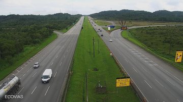 Rodovia dos Imigrantes altura do km 40 Imigrantes Imagem aérea da rodovia dos Imigrantes na altura do km 40 - Ecovias