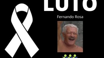 Fernando Rosa era servidor público aposentado e faleceu no último dia (2) Servidor público aposentado Servidor público aposentado de Bertioga e um símbolo de luto - Reprodução