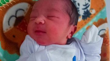 Henry Gabriel é o 1º bebê de São Vicente Primeiro bebe de São Vicente - Divulgação prefeitura de São Vicente