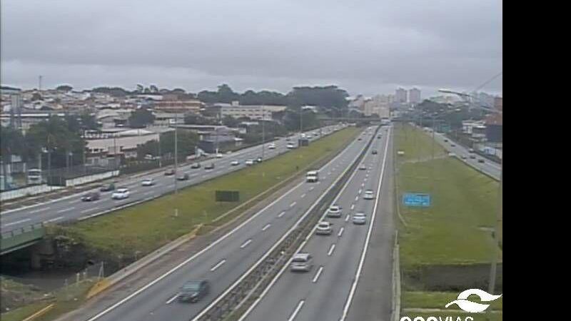 Via Anchieta tem lentidão sentido Litoral - Ecovias