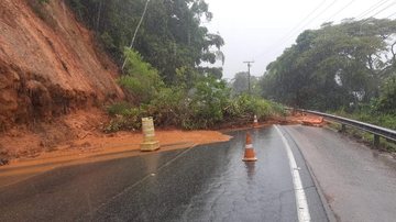 Após chuvas intensas e deslizamentos de terra Ubatuba faz atualização das vias Chuvas intensas Ubatuba (SP) - Divulgação Defesa Civil
