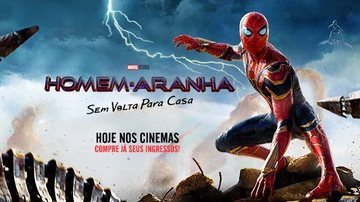 Além de Homem-Aranha, Matrix e Encanto, da Disney, também estão em cartaz Saiba quais filmes estão na programação do cinema de Guarujá Cartaz de divulgação do novo filme do Homem-Aranha - Divugação