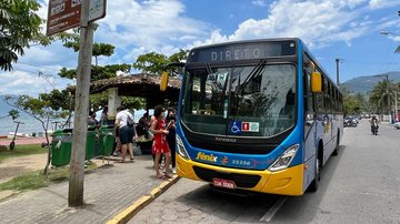 Tarifa social é válida aos usuários que utilizam o Bilhete Eletrônico Recarregável. Ilhabela (SP) terá ônibus a R$ 1 durante 73 dias onibus fenix em ilhabela - Foto: PMI
