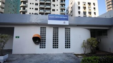 Durante a próxima semana, as 30 Usafas também ficam abertas em horário estendido, das 17h às 19h, especialmente para a coleta do exame Praia Grande realiza Dia D de exame Papanicolau no sábado (26) Fachada da Usafa Canto do Forte- em Praia Grande - Jairo Marques/Prefeitura de Praia Grande