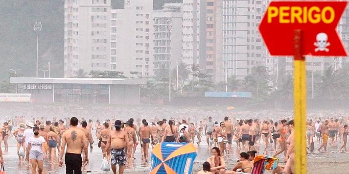 Confira a previsão do tempo para o Carnaval no litoral Tempo no litoral - Foto: Vanessa Rodrigues