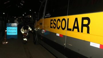 Cidade em 201 veículos cadastrados Santos - Educação - CET de Santos inspeciona veículos escolares - Imagem: Divulgação / Prefeitura de Santos