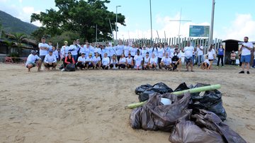 Lixo recolhido do mar na ação "Limpeza dos Mares" em Ilhabela Mais de 70 kg de resíduos são coletados do mar no Dia Mundial da Água em Ilhabela - Foto: Prefeitura de Ilhabela