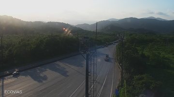 Segundo informações da Ecovias, o SAI permanece em Operação Normal (5X5) Sistema Anchieta-Imigrantes - Reprodução/Ecovias