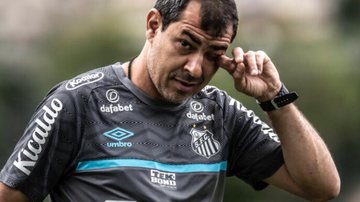 Santos demitiu o técnico Fábio Carille Carille Santos - Ivan Storti/Santos FC