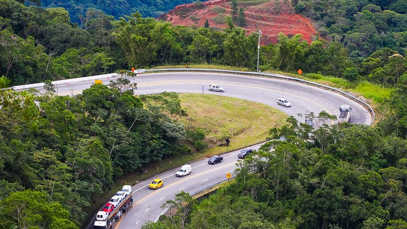 Trecho de serra da Rodovia dos Tamoios Trecho de serra da Rodovia dos Tamoios será interditado na quinta-feira (10) serra da rodovia dos tamoios - Foto: Tamires Santos