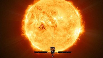 Sonda Solar Orbiter estava a 75 milhões de quilômetros de distância do Sol Fotos de 83 milhões de pixels mostram o Sol como nunca vimos antes Sonda em frente ao sol em ampla nitidez - Divulgação/Agência Espacial Européia - ESA