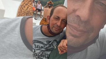 Alexandre tem 50 anos e foi visto pela última vez no canal seis em Santos (SP) Homem desaparecido Homem sorrindo para a foto - Arquivo Pessoal