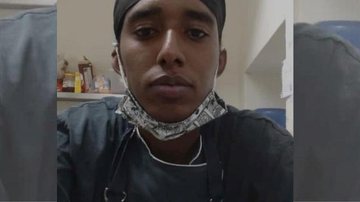Djalma foi visto pela última vez às 7h do último domingo (6) Jovem desaparecido Jovem olhando para a câmera em uma selfie - Arquivo Pessoal