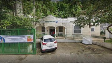 O furto resultou na danificação das estruturas de climatização da unidade Policlínica Monte Serrat Santos Entrada Policlínica Monte Serrat - Divulgação/Prefeitura de Santos