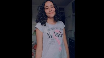 Vitória Silva estava desaparecida há dois dias Corpo de menina de 14 anos é encontrado no mar de Guarujá após dois dias de desaparecimento Adolescente - Imagem: Acervo Pessoal