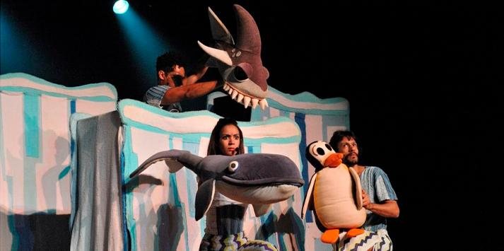 Espetáculo infantil “círculo das baleias” se apresenta litoral, entre 17 de março e 16 abril Teatro Infantil - Divulgação: Ênio Nogueira