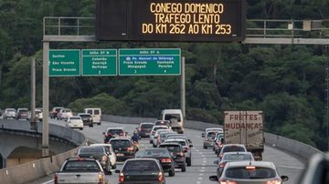 Motoristas encontram congestionamento na Piaçaguera Trânsito agora - Reprodução viatrolebus