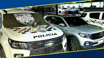 Carro roubado em Diadema foi recuperado pela polícia em Caraguatatuba, SP PM recupera carro roubado e prende homem por tráfico de drogas em Caraguatatuba (SP) viatura e carro - Foto: Polícia Militar