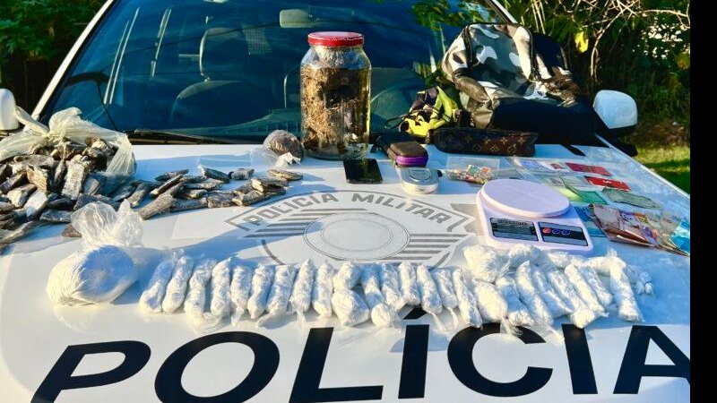 Drogas apreendidas pela PM em Ilhabela, SP Homem é preso com cocaína, ecstasy e skank em Ilhabela (SP) - Foto: Polícia Militar