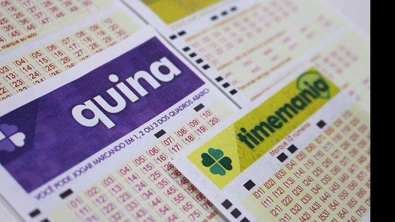 Volante da Quina e Timemania - Loteria Brasil