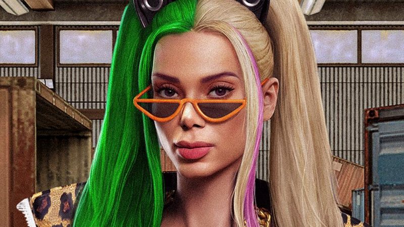 Free Fire destacou que a cantora participou de todo processo criativo do conteúdo do evento Cantora Anitta Anitta em Free Fire - Divulgação