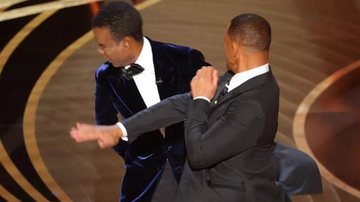 Will Smith ainda pode concorrer e ganhar um Oscar, porém, durante o período, não terá permissão de comparecer a cerimônia Will Smith e Chris Rock Will Smith dando tapa na cara do ator e humorista Chris Rock - Divulgação