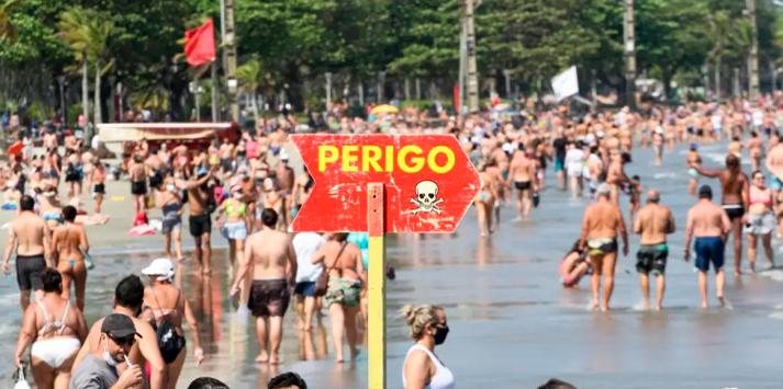 Confira a previsão do tempo para o fim de semana no litoral paulista Sol no litoral - Fernanda Luz/AGIF/Agência de Fotografia