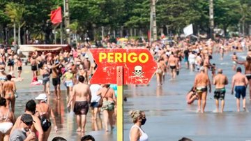 Confira a previsão do tempo para o fim de semana no litoral paulista Sol no litoral - Fernanda Luz/AGIF/Agência de Fotografia