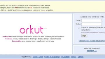 Anúncio da volta do Orkut aconteceu dois dias depois de Elon Musk anunciar a compra do Twitter Orkut Página inicial do Orkut - Divulgação