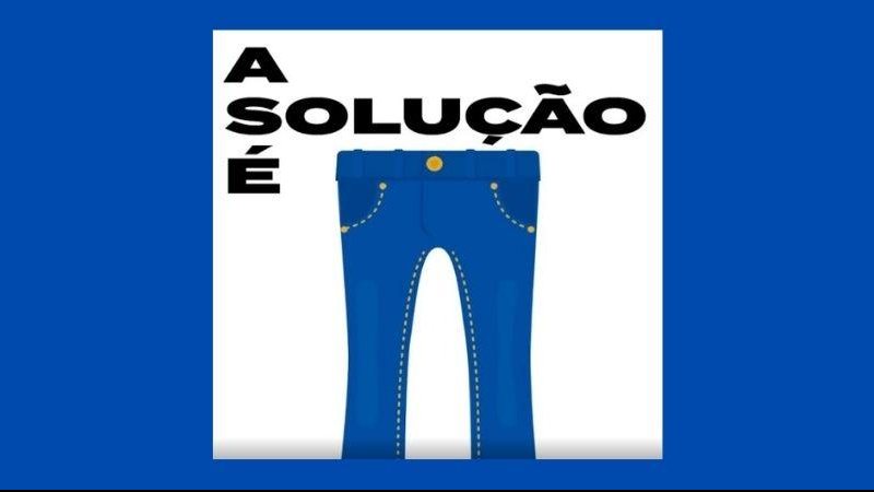 Vídeo usa do tom lúdico para provocar adversários e virar a seu favor apelido que desafetos políticos criaram Doria provoca adversários e chama a si mesmo de “calça apertada” Desenho da "calça apertada" no vídeo postado por João Doria - Reprodução/Instagram João Doria