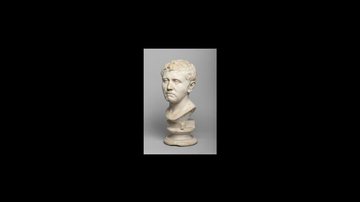 Busto de dois milênios, atualmente em exposição em museu dos EUA vai voltar para Alemanha capa - Americana paga US$ 35 por escultura em loja de 2ª mão e descobre que comprou relíquia de 2.000 anos que pertenceu a rei Busto romano - Imagem: San Antonio Museum of Art via AP