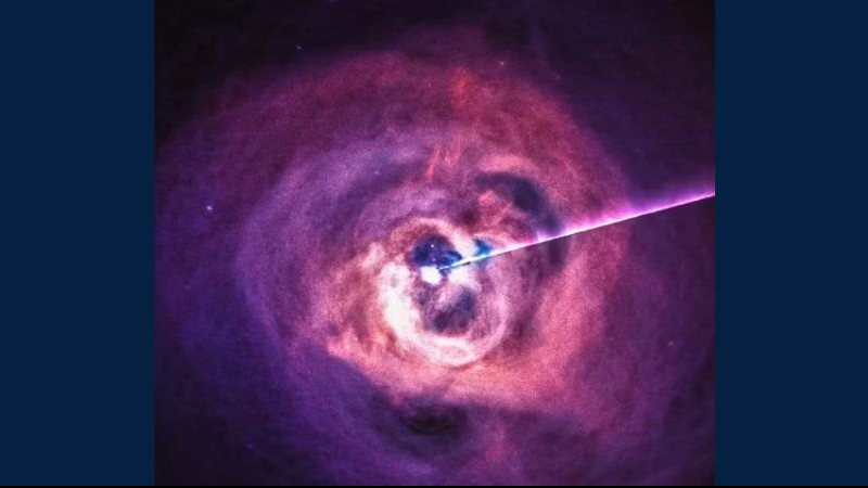 Som captado de buraco negro a 250 milhões de anos-luz da Terra é assustador Assustador: som de buraco negro é captado pela Nasa | VÍDEO Imagem do buraco negro - Reprodução/Redes Sociais