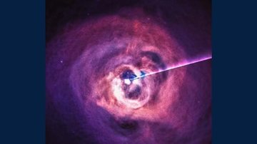Som captado de buraco negro a 250 milhões de anos-luz da Terra é assustador Assustador: som de buraco negro é captado pela Nasa | VÍDEO Imagem do buraco negro - Reprodução/Redes Sociais