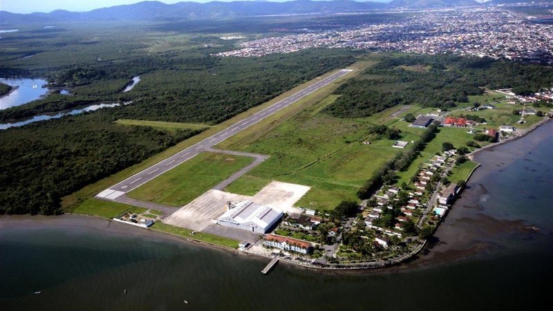 Aeroporto de Guarujá - Reprodução/Internet