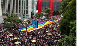22ª edição da Parada do Orgulho LGBT, em 2019 Parada do Orgulho LGBT+ retorna à Paulista neste domingo após hiato de 2 anos - Imagem: Reprodução /  Kevin David /  A7 /  Press Estadão