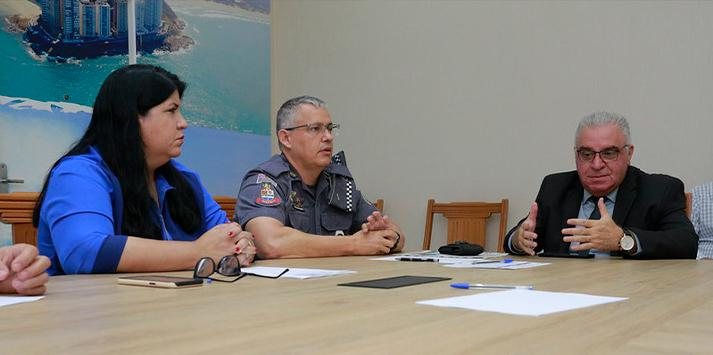 Prefeita de Guarujá marca reunião de emergência com superintendente da PM Criminalidade no Guarujá - Divulgação PMG