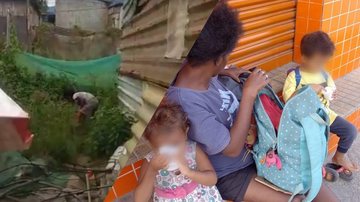 Pai de família perdeu o emprego em 2019, desde então eles lutam para ter onde morar: "Eu vendo bala e água na rua para quitar o barraco" - Arquivo Pessoal