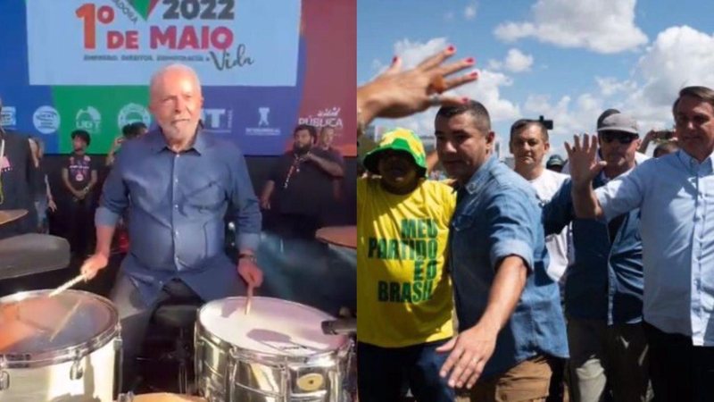 Atos pró-Lula e pró-Bolsonaro marcam manifestações políticas pós pandemia Atos 1º de maio - Divulgação