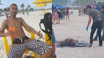 Turista estava desaparecido desde o domingo foi encontrado por banhista na Praia da Enseada Afogamento no litoral - Divulgação