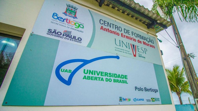 Curso será ofertado na modalidade modalidade de Ensino à Distância (EAD) Centro de Educação de Bertioga Fachada do Centro de Educação de Bertigoa - Divulgação